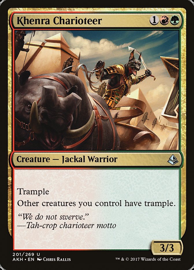 Khenra Charioteer [Amonkhet] | Card Merchant Takapuna