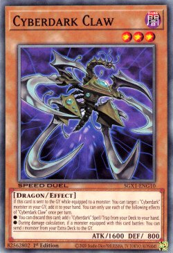 Cyberdark Claw [SGX1-ENG10] Common | Card Merchant Takapuna