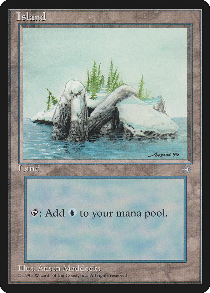 Island (Signature on Right) [Ice Age] | Card Merchant Takapuna