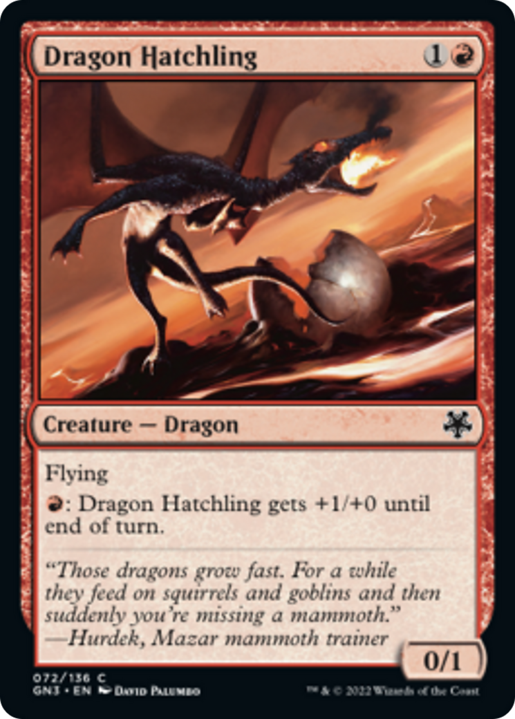 Dragon Hatchling [Game Night: Free-for-All] | Card Merchant Takapuna