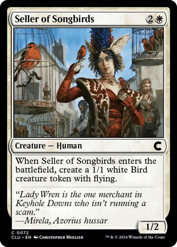 Seller of Songbirds [Ravnica: Clue Edition] | Card Merchant Takapuna