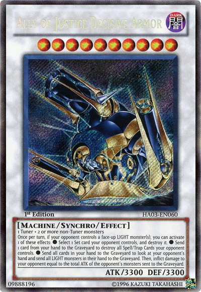 Ally of Justice Decisive Armor [HA03-EN060] Secret Rare | Card Merchant Takapuna