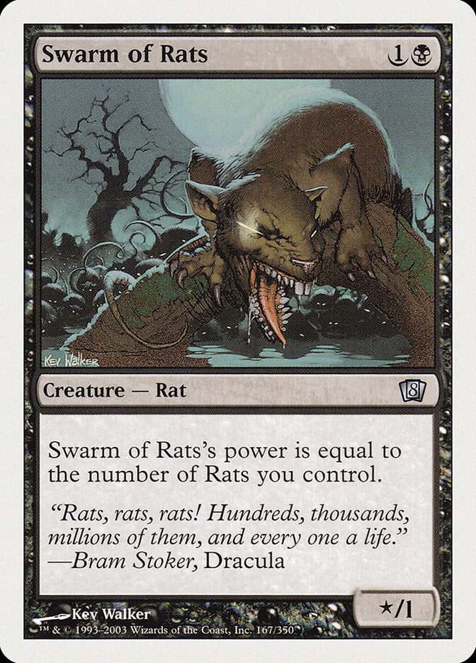 Swarm of Rats [Eighth Edition] | Card Merchant Takapuna