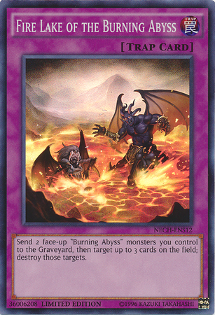 Fire Lake of the Burning Abyss (SE) [NECH-ENS12] Super Rare | Card Merchant Takapuna