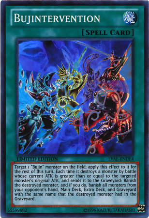 Bujintervention [LVAL-ENDE4] Super Rare | Card Merchant Takapuna