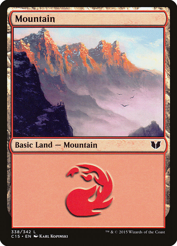 Mountain (338) [Commander 2015] | Card Merchant Takapuna