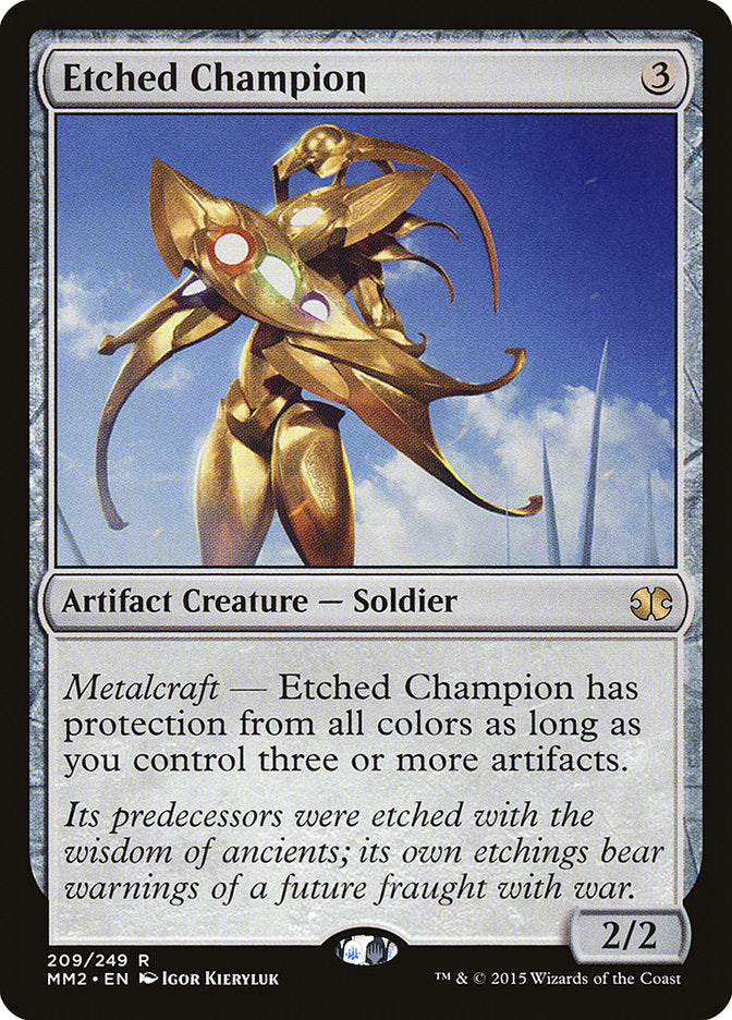 Etched Champion [Modern Masters 2015] | Card Merchant Takapuna