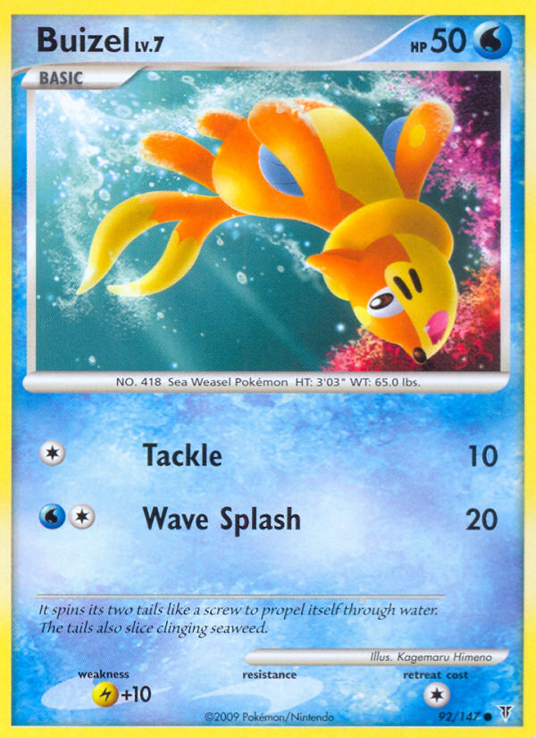 Buizel (92/147) [Platinum: Supreme Victors] | Card Merchant Takapuna