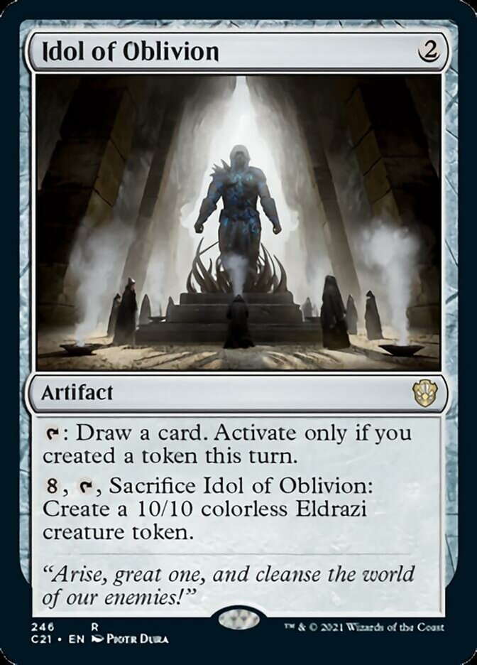 Idol of Oblivion [Commander 2021] | Card Merchant Takapuna