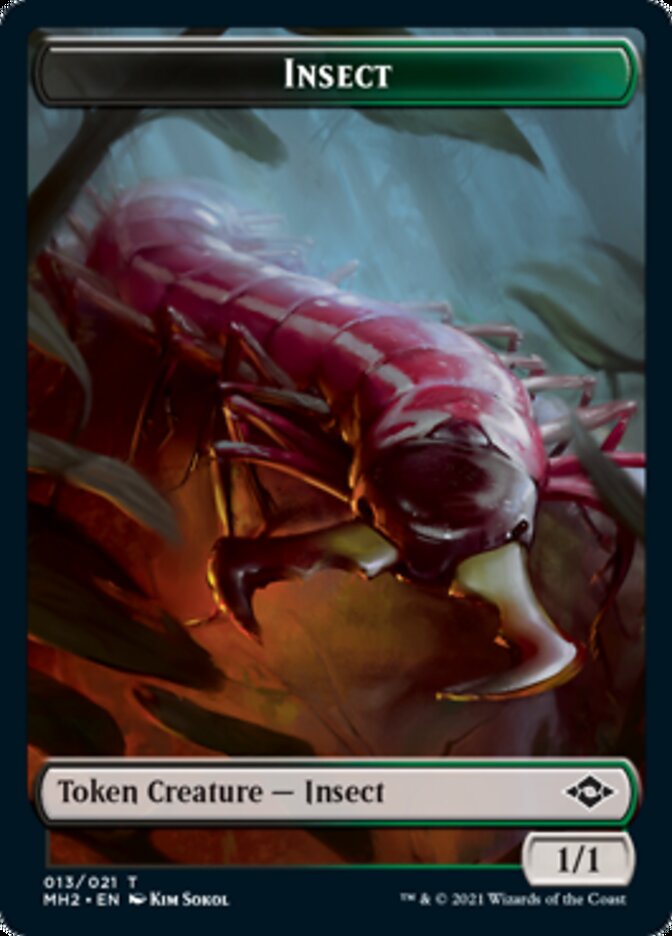 Clue (15) // Insect Double-Sided Token [Modern Horizons 2 Tokens] | Card Merchant Takapuna