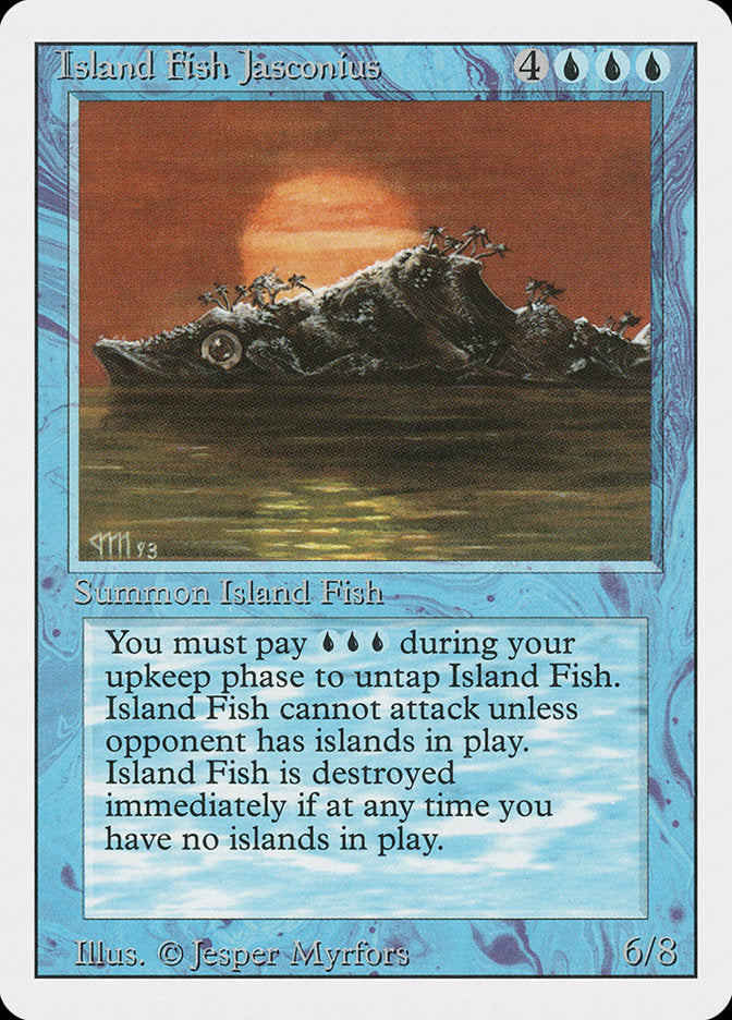 Island Fish Jasconius [Revised Edition] | Card Merchant Takapuna