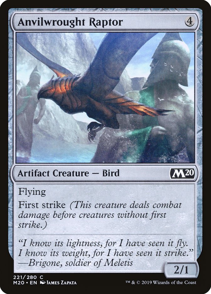 Anvilwrought Raptor [Core Set 2020] | Card Merchant Takapuna