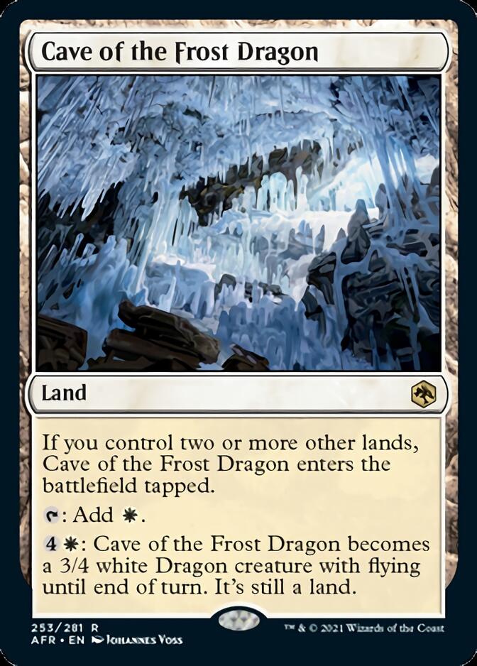 Cave of the Frost Dragon [Dungeons & Dragons: Adventures in the Forgotten Realms] | Card Merchant Takapuna