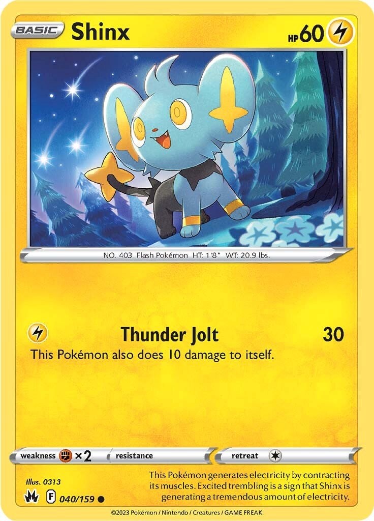 Shinx (040/159) (40) [Sword & Shield: Crown Zenith] | Card Merchant Takapuna