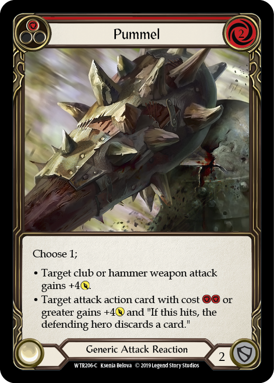 Pummel (Red) [WTR206-C] (Welcome to Rathe)  Alpha Print Normal | Card Merchant Takapuna