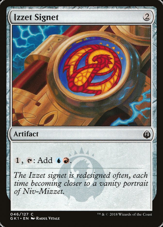 Izzet Signet [Guilds of Ravnica Guild Kit] | Card Merchant Takapuna