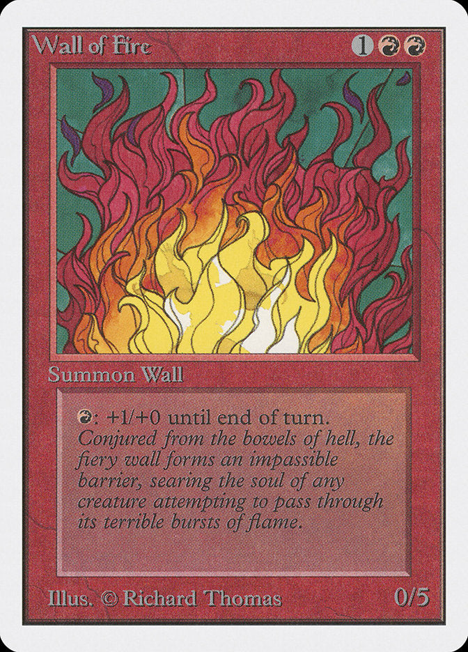 Wall of Fire [Unlimited Edition] | Card Merchant Takapuna