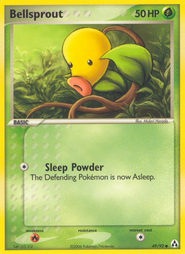 Bellsprout (49/92) [EX: Legend Maker] | Card Merchant Takapuna