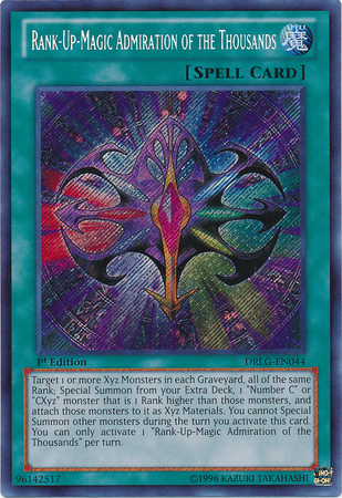 Rank-Up-Magic Admiration of the Thousands [DRLG-EN044] Secret Rare | Card Merchant Takapuna