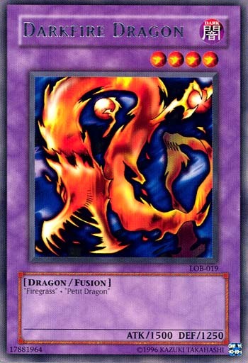 Darkfire Dragon [LOB-019] Rare | Card Merchant Takapuna