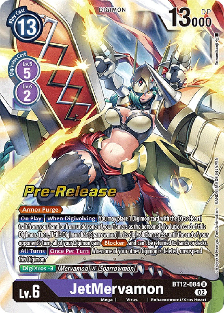 JetMervamon [BT12-084] [Across Time Pre-Release Cards] | Card Merchant Takapuna