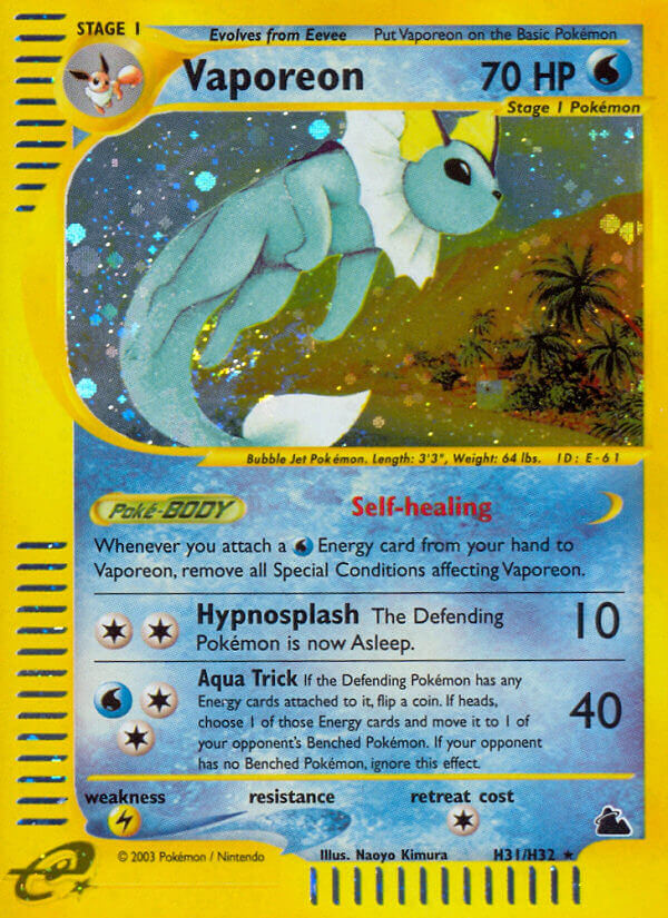 Vaporeon (H31/H32) [Skyridge] | Card Merchant Takapuna