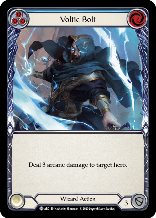 Voltic Bolt (Blue) [U-ARC149] (Arcane Rising Unlimited)  Unlimited Normal | Card Merchant Takapuna