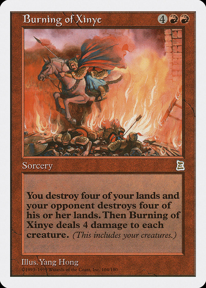 Burning of Xinye [Portal Three Kingdoms] | Card Merchant Takapuna