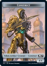 Construct // Goblin Wizard Double-Sided Token [Core Set 2021 Tokens] | Card Merchant Takapuna