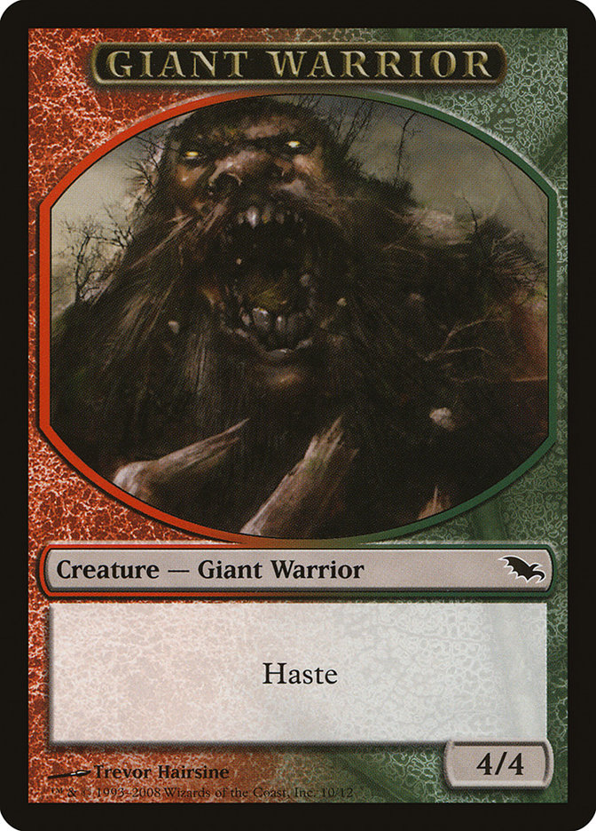 Giant Warrior Token [Shadowmoor Tokens] | Card Merchant Takapuna