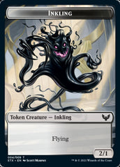 Inkling // Spirit Double-Sided Token [Strixhaven: School of Mages Tokens] | Card Merchant Takapuna