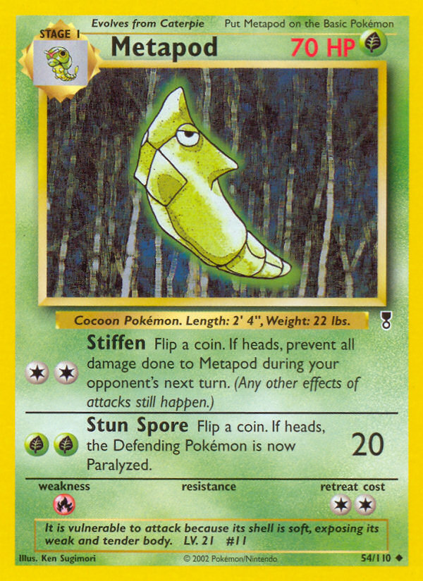 Metapod (54/110) [Legendary Collection] | Card Merchant Takapuna