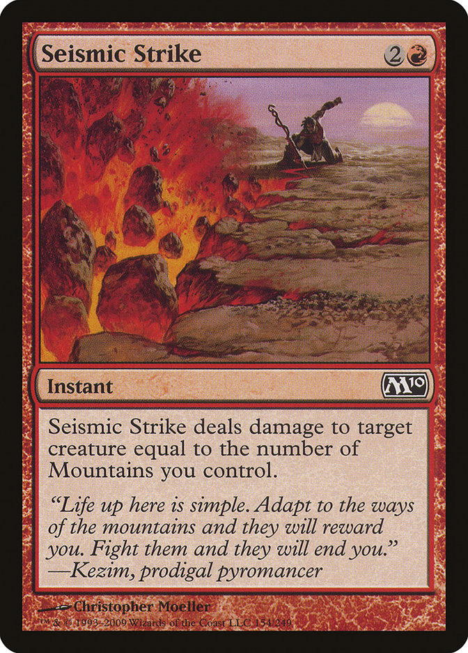 Seismic Strike [Magic 2010] | Card Merchant Takapuna