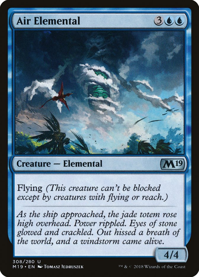 Air Elemental [Core Set 2019] | Card Merchant Takapuna