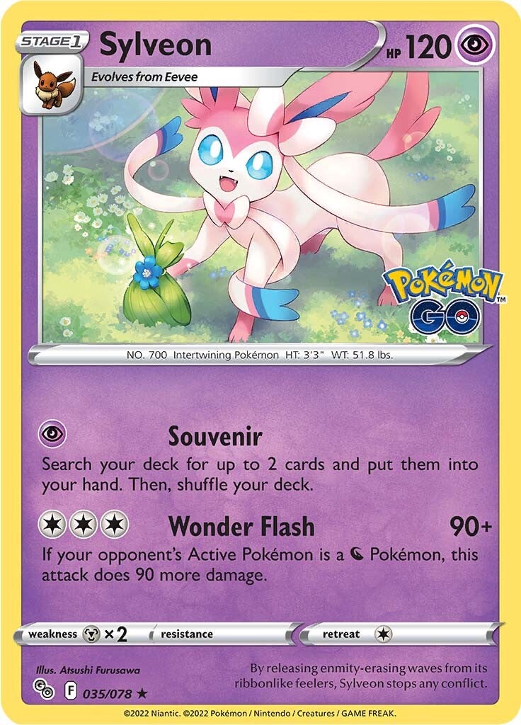 Sylveon (035/078) [Pokémon GO] | Card Merchant Takapuna