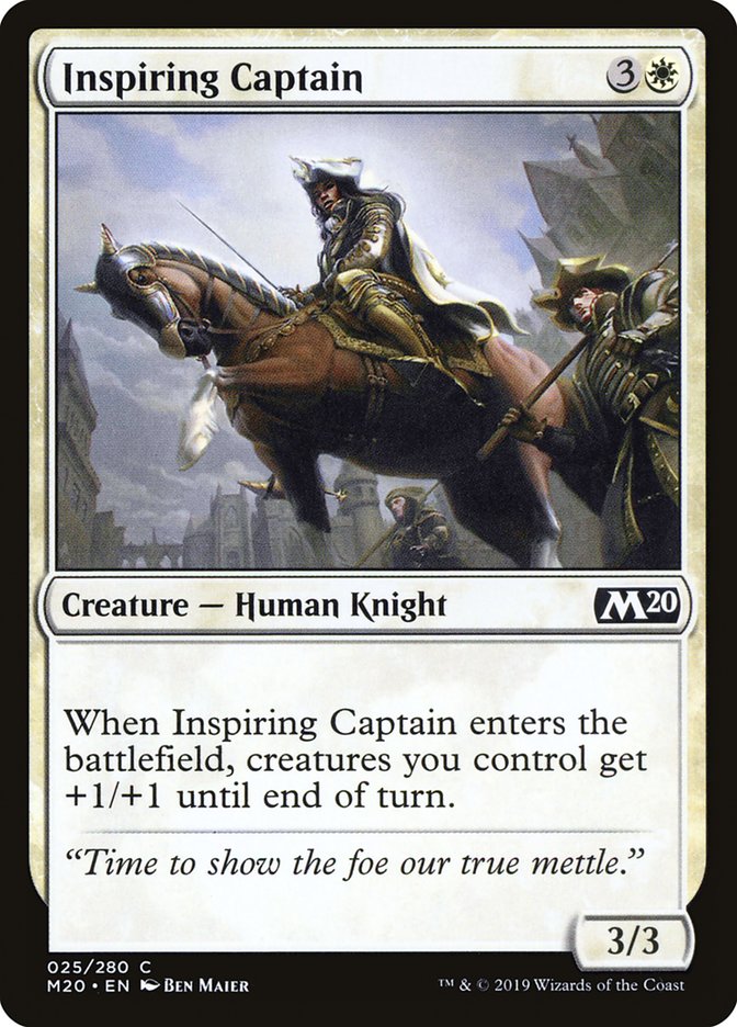 Inspiring Captain [Core Set 2020] | Card Merchant Takapuna