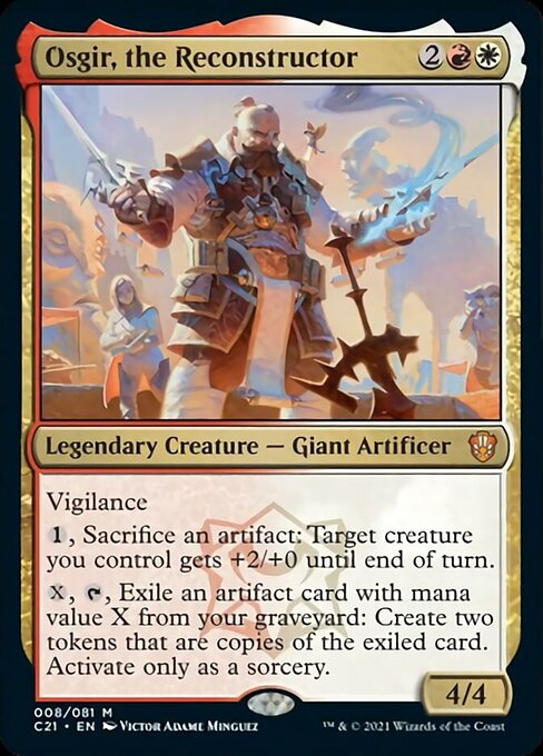 Osgir, the Reconstructor [Commander 2021] | Card Merchant Takapuna