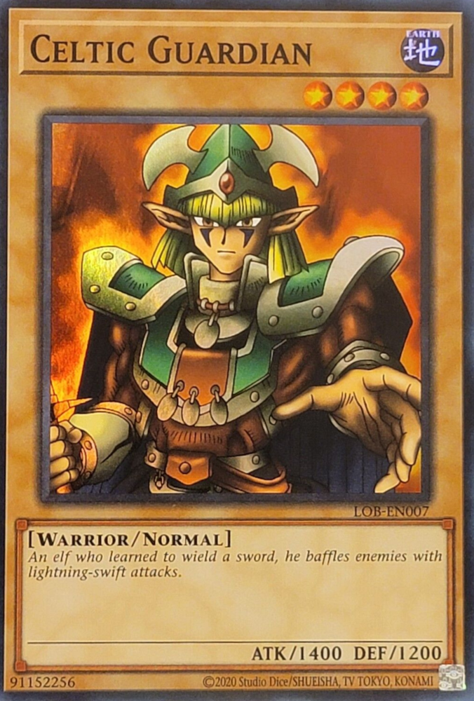 Celtic Guardian (25th Anniversary) [LOB-EN007] Super Rare | Card Merchant Takapuna