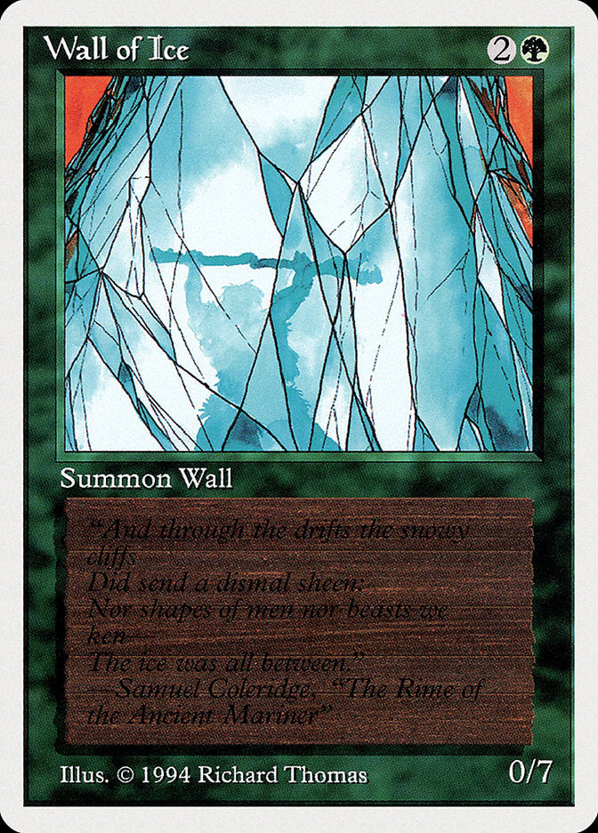 Wall of Ice [Summer Magic / Edgar] | Card Merchant Takapuna