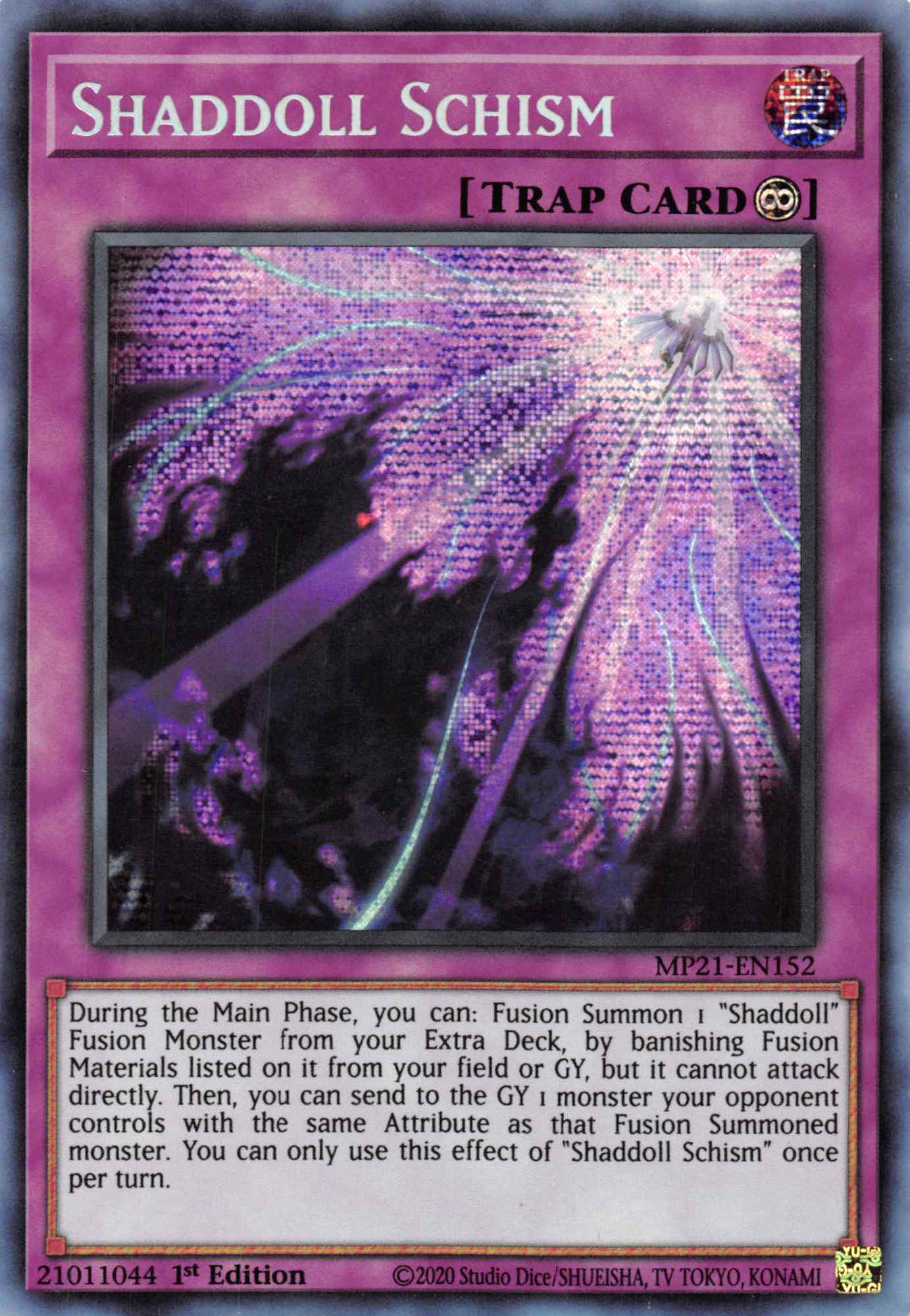 Shaddoll Schism [MP21-EN152] Prismatic Secret Rare | Card Merchant Takapuna