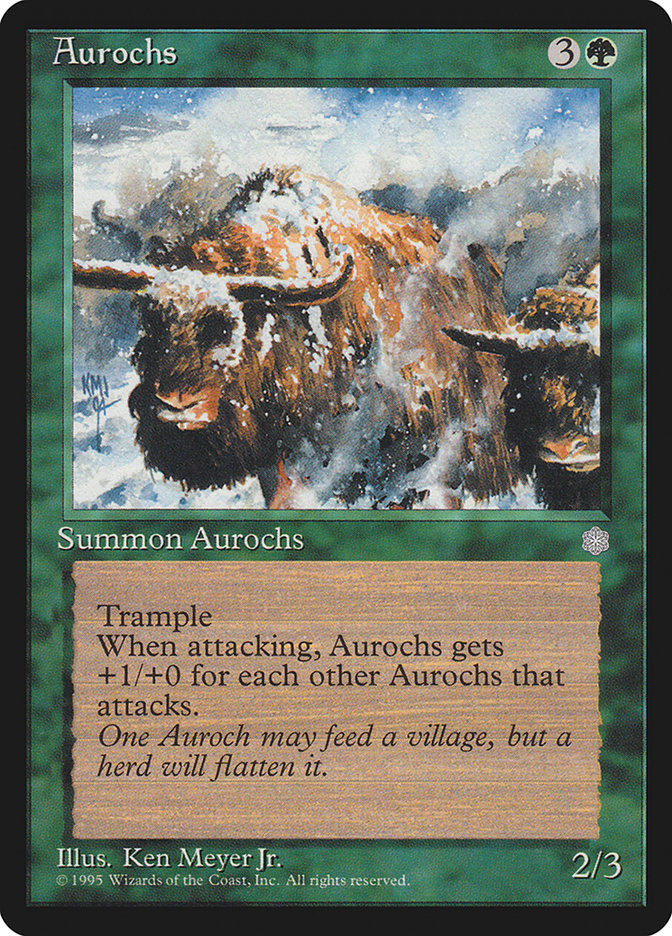 Aurochs [Ice Age] | Card Merchant Takapuna