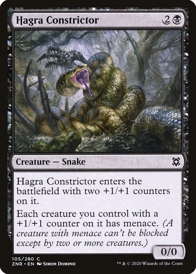 Hagra Constrictor [Zendikar Rising] | Card Merchant Takapuna