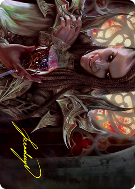 Voldaren Epicure 2 Art Card (Gold-Stamped Signature) [Innistrad: Crimson Vow Art Series] | Card Merchant Takapuna