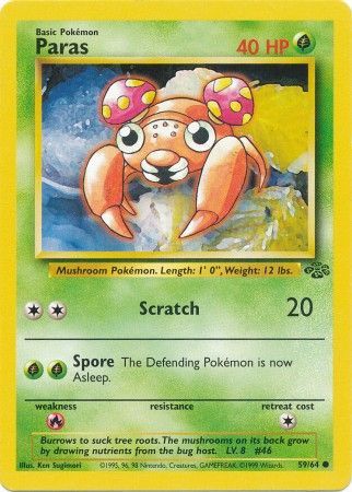 Paras (59/64) [Jungle Unlimited] | Card Merchant Takapuna