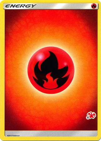 Fire Energy (Charizard Stamp #5) [Battle Academy 2020] | Card Merchant Takapuna