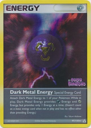 Dark Metal Energy (97/110) (Stamped) [EX: Holon Phantoms] | Card Merchant Takapuna