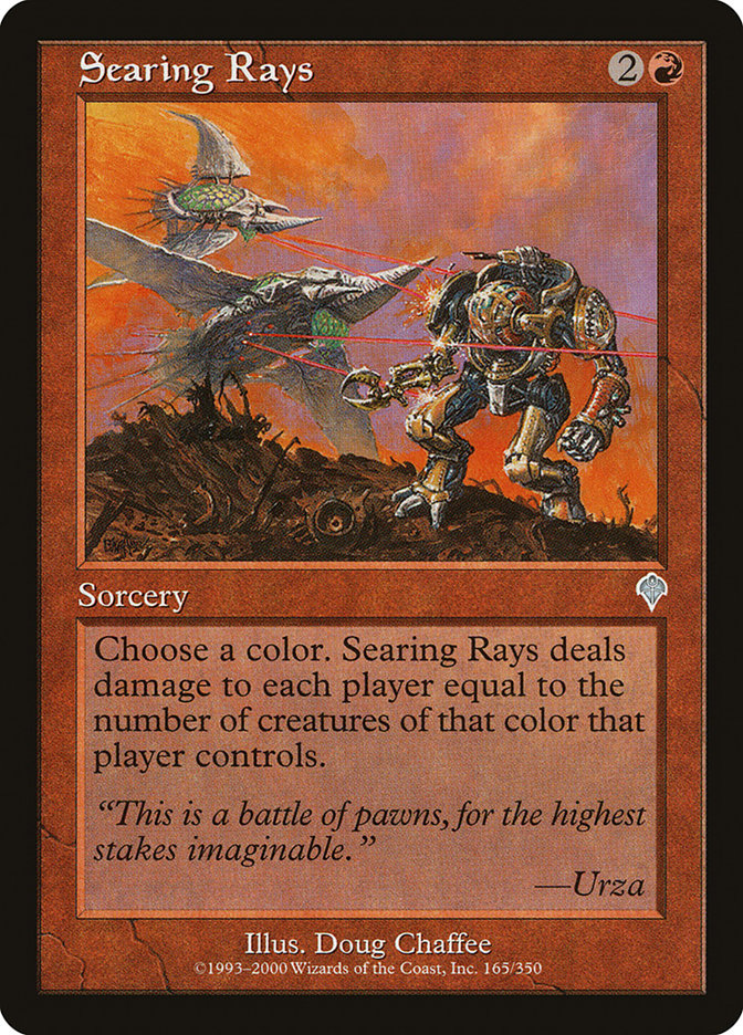 Searing Rays [Invasion] | Card Merchant Takapuna