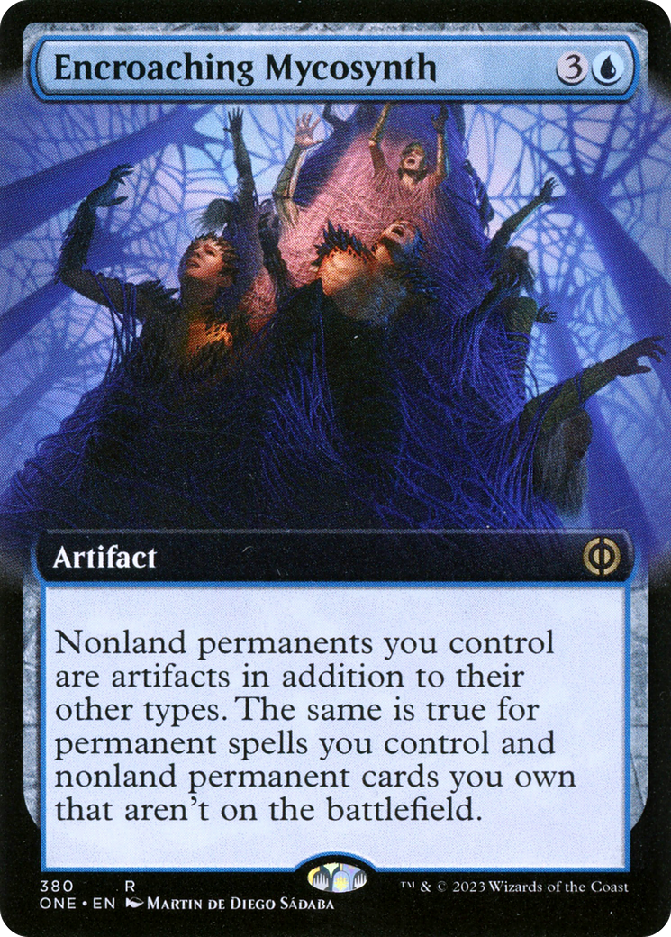 Encroaching Mycosynth (Extended Art) [Phyrexia: All Will Be One] | Card Merchant Takapuna