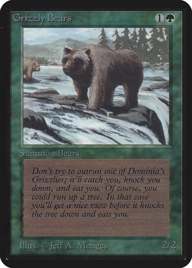 Grizzly Bears [Alpha Edition] | Card Merchant Takapuna