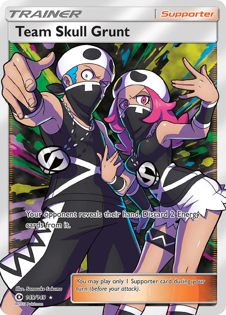 Team Skull Grunt (149/149) [Sun & Moon: Base Set] | Card Merchant Takapuna